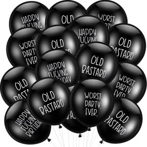 24 Pieces Abusive Balloons Funny Abusive Birthday Party Balloons Cute Offensive Balloons Rude Latex Birthday Balloons for Men