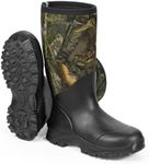 Extremus by KastKing MudRidge Rubber Boots for Hunting, Forest, M13