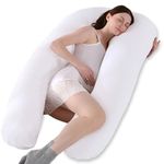 Sleep&Snuggle Pregnancy Pillow - Full Body Support U Shaped Maternity Pillow for Sleeping - Nursing U Shape Pillow - 12 Ft