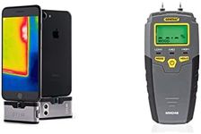 FLIR ONE Gen 3 iOS Thermal Camera Accessory + General Tools MMD4E Digital Moisture Meter Water Leak Detector