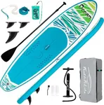 FEATH-R-LITE Inflatable Paddle Board Stand Up Paddleboards for Adults SUP with Complete Premium Accessories Pump, Adjustable Paddle, Leash, Three Fins, Waterproof Phone Bag, Repair Kit, Backpack