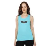 Rock Paper Scissors Premium Women's Tank Top Bat Women Gym Tank(Aqua,2XL)