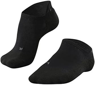 FALKE Women's GO2 Golf Socks Spiked Shoes, Black, 9.5-10.5