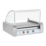 Royal Catering - RCHG-11E - Hot Dog Grill/Sausage Grill - 11 heating rods - protection cover -230 V - 2,2 kW