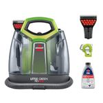 BISSELL Little Green ProHeat Portable Carpet & Upholstery Spot Cleaner with HydroRinse Self-Cleaning Tool, HeatWave Technology, OXY Formula Included, Car Detailer, 37oz Tank, 2513E
