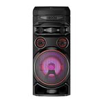 LG XBOOM RNC7 Party Speaker, Multi Color Lighting, Karaoke Feature, 1 Guitar Input, Wireless Party Link, USB, Bluetooth Connection, XBOOM App