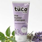 Tuco® Kids Natural Lice Buster Shampoo | Infused with Camphor, Neem, Tea Tree Oil | Perfect for Lice & Itchy Scalp | Ages 2-5, 4-10, 10-15, 5-10 Years | Paraben & SLS Free |100ml