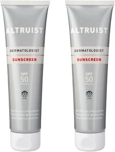 ALTRUIST Sunscreen SPF 50 – 5-Star UVA Protection, Sensitive Skin, 2-Pack
