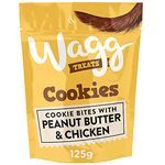 Wagg Peanut Butter and Chicken Cookie Treats, 125 g, Pack of 7