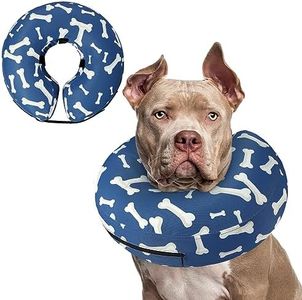 Supet Inflatable Dog Cone Collar Alternative After Surgery, Dog Neck Donut Collar Recovery E Collar for Neuter, Soft Pet Cone for Small Medium Large Dogs