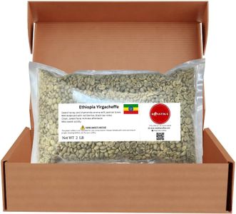 Roastika - Ethiopia Yirgacheffe - Premium Green Coffee Bean - Unroasted Coffee Bean - 2lb