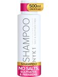 NYK1 Salt & Sulphate Free Shampoo (500ml) Sulphate Free Hair Shampoo For Extensions, Colour & Keratin Treatment - Gentle Cleansing, Non-Stripping & Organic Aftercare For All Hair Types