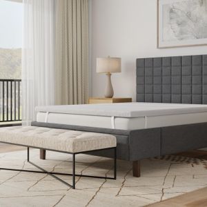 Panda Gel Memory Foam Bamboo Mattress Topper, UK Double – 5cm, Medium Firm, Orthopaedic Support