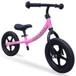 banana bike & Lava Sport LT Balance Bike - Lightweight Toddler Bike for 2-5 Yr Old Boys/Girls - Aluminium, EVA Tires - Adjustable Handlebars & Seat (Pink)