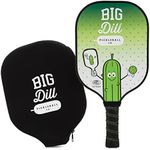 Big Dill Pickleball Original Carbon Fiber Pickleball Paddle | USA Pickleball Approved Paddles | Premium Graphite Pickleball Racket for Beginners to Pro Single Pickle Ball Paddle with Cover …