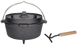 Esschert Design Dutch Oven 12 Inches, Black, 36.79 x 33.9 x 21.6 cm, FF235