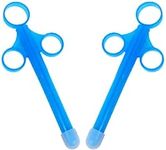 MHNJA 2 Pcs Blue Lubricant Launcher Vaginal Lubricant Applicator Syringe Shooter Injector with Pull Ring for Men and Women