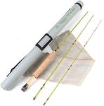 Maxcatch Ultra-Lite Fly Rod for Stream River Panfish/Trout Fishing 1/2/3 Weight and Combo Set Available (2-Weight 6ft 3-Piece)