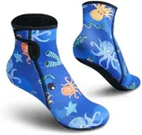 Summshall Kids Neoprene Socks 3mm Water Socks Sand Socks Anti-Slip Swimming Socks Keep Warm Wetsuit Socks for Water Sport