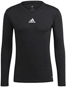 adidas Team Base Tee Long Shirt Mens - - M Black