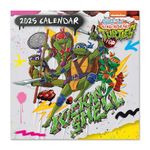 Grupo Erik Ninja Turtles Wall Calendar 2025 | 12" x 12" Square Calendar 2025, Wall Planner 2025, Family Planner Calendar 2025 | Ninja Turtles Calendar 2025