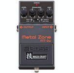 BOSS Mt-2W Metal Zone Waza Craft, Standard And Custom Mode And Powerful Three-Band Eq, Black