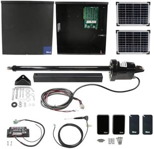 Apollo 1500 Swing Gate Motor Opener 10 Watt Solar Package with Two APL-INTI2/A-BK Remote Control Transmitters & Receiver