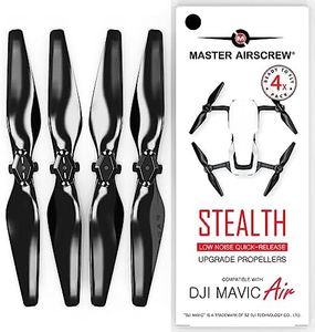 Hélices Master Airscrew Stealth para DJI Mavic Air - Negro, 4 piezas