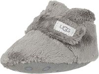 UGG baby boys BIXBEE Crib Shoe, Charcoal, 2 Infant US