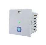 Smarteefi 16A WiFi Smart Switch for Heavy Appliances (AC, Geyser, Motor) Scheduling, Countdown Timer, Compatible with Amazon Alexa & Google Assistant, 2 Year Warranty (1 Port - 16A)