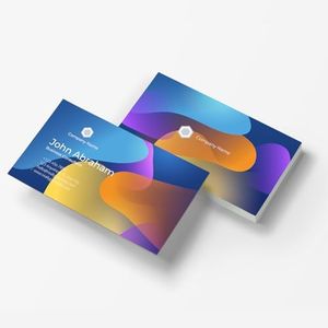 BillyPrint Customize Business Cards Printable Add Photo/Text/Logo Print Your Own Personalized Business Card 16PT 350GSM Glossy Double-Sided Coated 3.5x2 inch-1000 packs