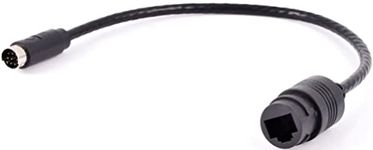 AIDA CBL-RJ45 RS-232c Mini Din to RJ45 Gender Changer Cable-Black