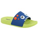 WELCOME Unisex Neon Flip-Flop-11 Kids UK (MONSTER)