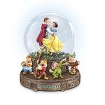 The Bradford Exchange - Officially Licensed Disney Snow White And The Seven Dwarfs Glitter Globe - Handcrafted