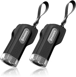 SINSEN Car Safety Hammer, 2-Pack Window Glass Breaker & Seatbelt Cutter, Emergency Keychain, Automotive Escape Kit and Survival Tool for Land/Underwater, Black