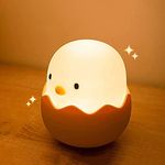 Night Light Children, Silicone Cute Night Light for Kids, Kawaii Birthday Gifts Room Decor Bedroom Decorations for Baby Kids Teens, Dimmable Touch Control Rechargeable Dim Bedside Lamp Soft Nightlight