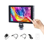 FEELWORLD F7 PLUS Camera Field Monitor 7-inch 1200Nit Touch Screen DSLR Camera Monitor with 4K 60Hz HDMI2.0 3DLUT HDR Waveform NP-F970 External Install