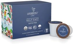 Lifeboost Half Caff Coffee K Cups -