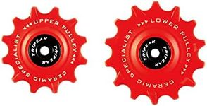 TRiPEAK 12T+14T SHIMANO Oversized Ceramic/Steel Bearing Jockey Wheel Pulley Set for 11Speed Shimano Dura Ace/Ultegra 91xx/R80xx/R70xx Road Cyclocross Gravel Rear Derailleur