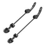 DEERU Road Mountain Bicycle MTB Wheel Hub Front and Rear Skewers Quick Release Clip Bolt Lever Axle QR 145/185 mm a Pair