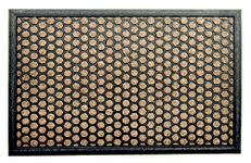 Onlymat Polka Dots Modern Door Mat (Beige, Rubber and Polypropylene, 40 X 60 cm)