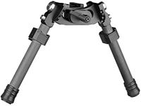 Tactical Carbon Fiber Swivel Bipod Adjustable for Long Range Hunting and Shooting (Picatinny Rail)