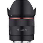 Rokinon 35mm F1.8 Auto Focus Compact Full Frame Wide Angle Lens for Sony E (IO3518-E)