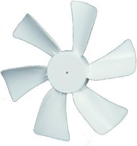 Ventmate 65484 White 6" Replacement Jensen Fan Blade with 0.125" D-Bore