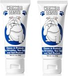 Squishface Wrinkle Paste - 2 Pack - Bulldog, French Bulldog, Pug, English Bulldog – Cleans Wrinkles, Tear Stain, Tail Pockets, and Paws – Anti-Itch Tear Stain Remover & Bulldog Wrinkle Cream, 2 Oz.