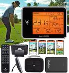 PlayBetter Swing Caddie SC300i Portable Golf Launch Monitor - Accurate Carry/Total Distance, Smash Factor, Ball Speed - Doppler Shot Tracker - Bundle with Protective Case Portable Charger