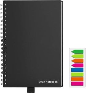 HOMESTEC - Cuaderno inteligente reutilizable A5 - Bolígrafo incluido - 210 x 148 mm