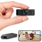 Spy Hidden Camera | WiFi Mini Camera | 10hr Nonstop Recording Spy Camera WIFI Hidden, 4K HD Video, Cloud & SD Storage, Motion Detection & Night Vision for Indoor/Home