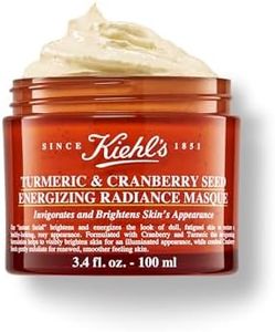 Kiehl's Turmeric & Cranberry Seed Energizing Radiance Face Mask, Brightening Facial Mask, Invigorates Dull Skin, Gently Exfoliates for Smoother Skin, for All Skin Types, Paraben-free - 100 ml