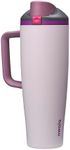 Owala FreeSip Tumbler Insulated Stainless Steel Water Bottle with Built-in Straw and Side Handle, For Travel, Work, School, and Sports, BPA Free, Leak Proof, 40oz, Dreamy Field